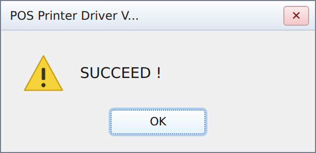 Potvrzení konfigurace – SUCCEED